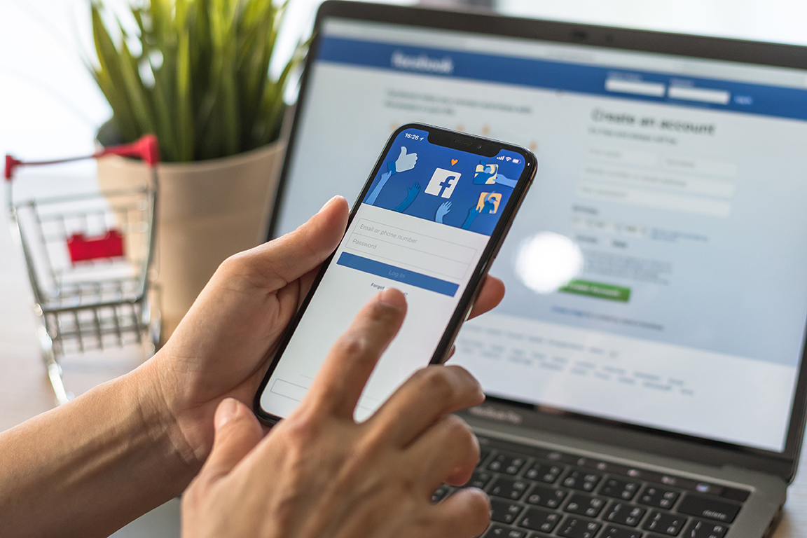 BANGKOK, THAILAND – May 2, 2018: Facebook social media app logo