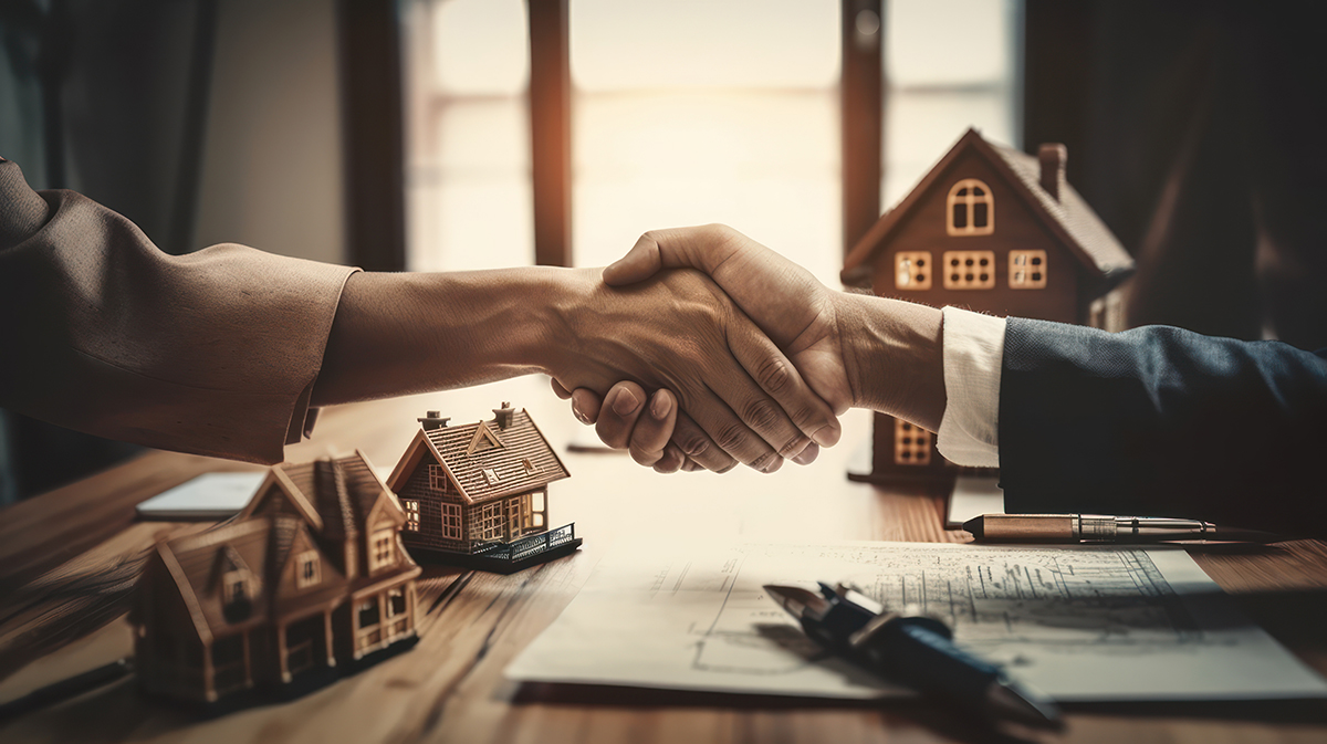 Buyers and real estate agents have agreed to buy and sell house,